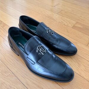 Roberto Cavalli Black Men’s Loafers